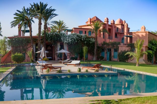Palmeraie Demeure de Prestige à vendre- Charles Boccara, 9 Suites, Piscine chaufée, espace Bien être et Salle de Sport